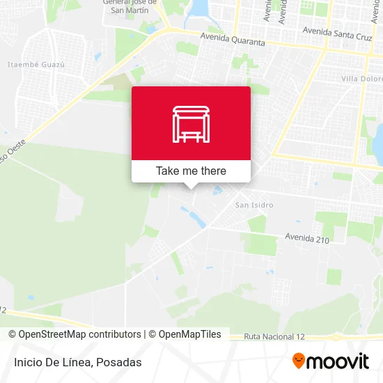 Inicio De Línea map