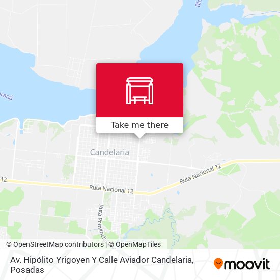 Mapa de Av. Hipólito Yrigoyen Y Calle Aviador Candelaria