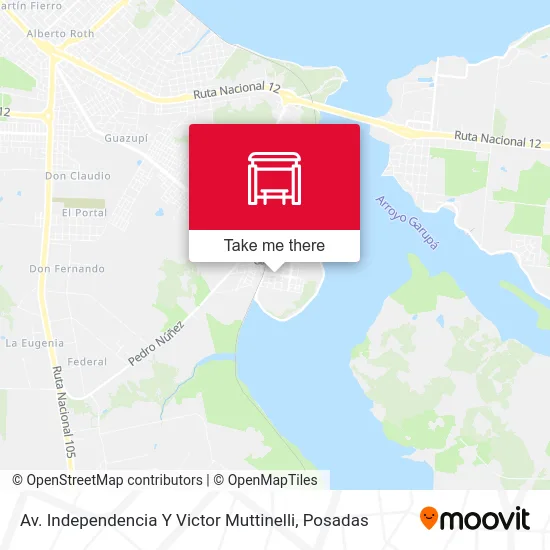 Av. Independencia Y Victor Muttinelli map