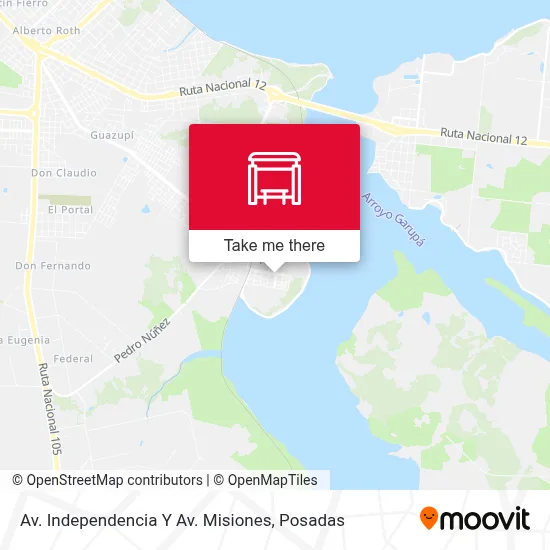 Av. Independencia Y Av. Misiones map