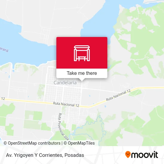 Av. Yrigoyen Y Corrientes map