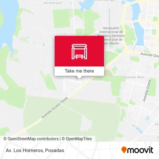 Av. Los Horneros map