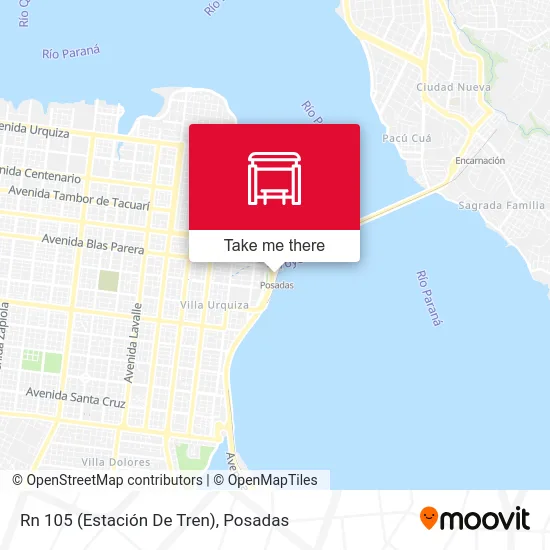 Rn 105 (Estación De Tren) map