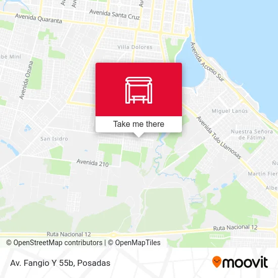 Av. Fangio Y 55b map