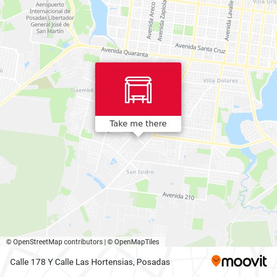 Calle 178 Y Calle Las Hortensias map