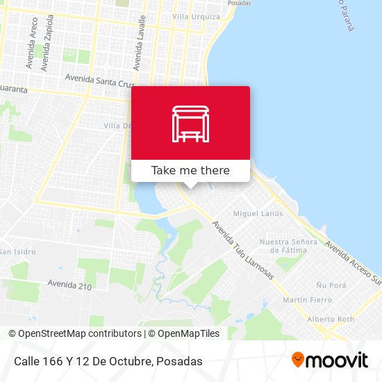 Calle 166 Y 12 De Octubre map