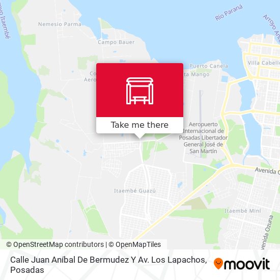Calle Juan Aníbal De Bermudez Y Av. Los Lapachos map