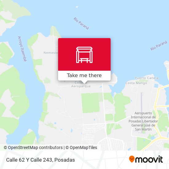 Mapa de Calle 62 Y Calle 243