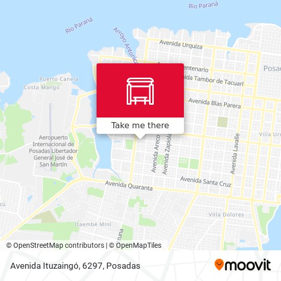 Mapa de Avenida Ituzaingó, 6297