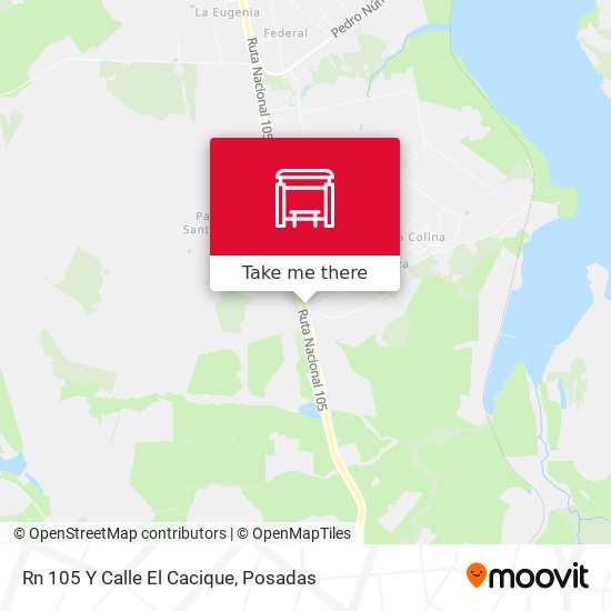 Rn 105 Y Calle El Cacique map