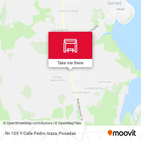 Rn 105 Y Calle Pedro Isaza map