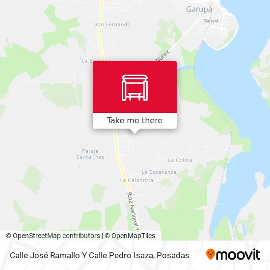 Mapa de Calle José Ramallo Y Calle Pedro Isaza