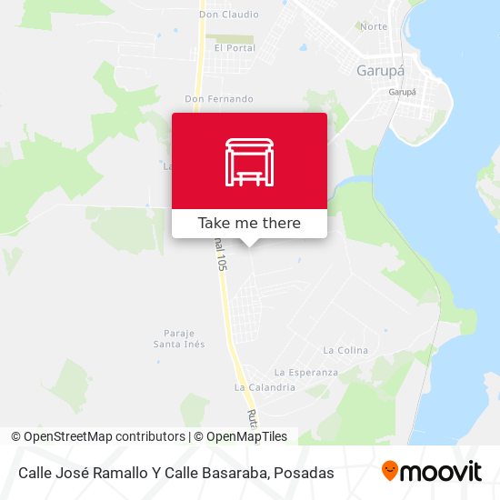 Mapa de Calle José Ramallo Y Calle Basaraba