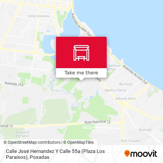 Mapa de Calle José Hernandez Y Calle 55a (Plaza Los Paraísos)