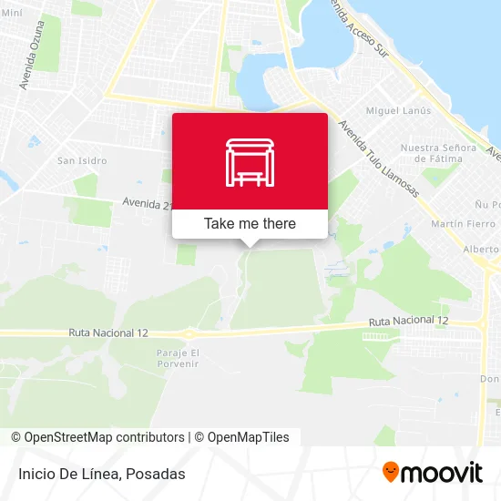 Inicio De Línea map