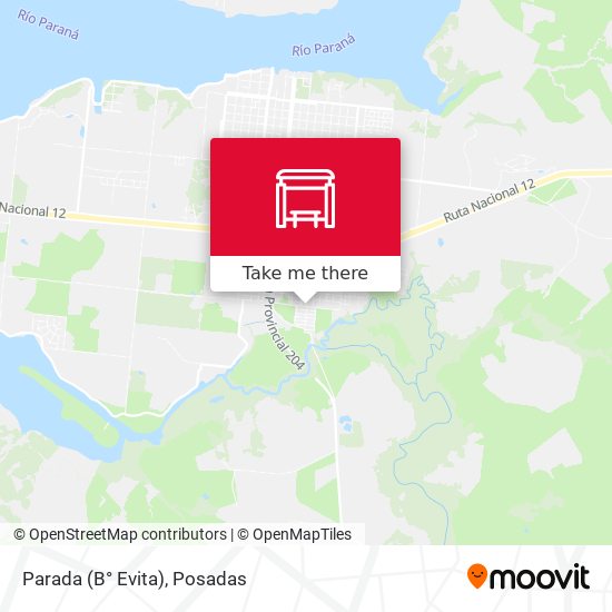 Mapa de Parada (B° Evita)