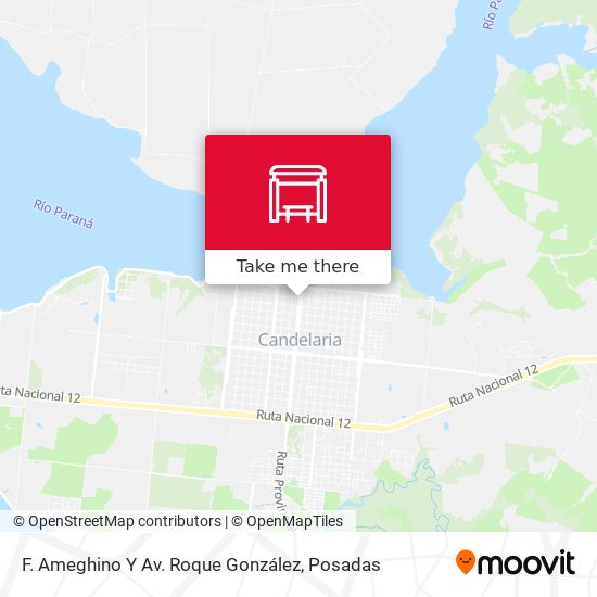 F. Ameghino Y Av. Roque González map