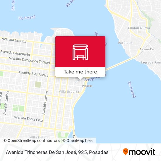 Avenida Trincheras De San José, 925 map