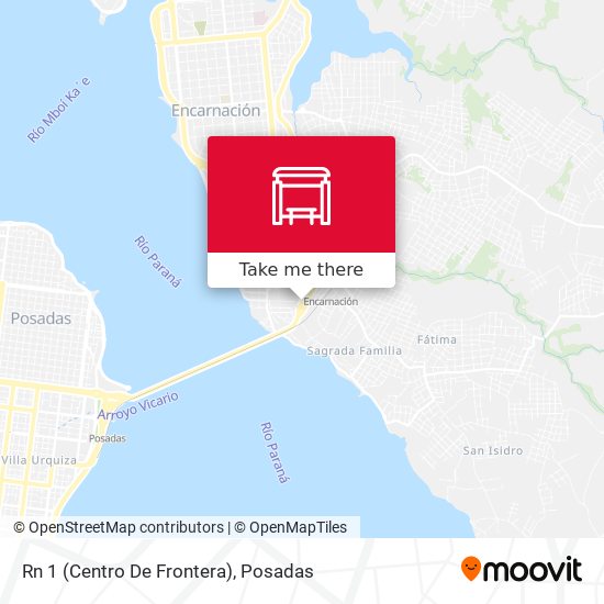 Mapa de Rn 1 (Centro De Frontera)