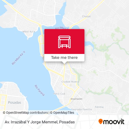 Mapa de Av. Irrazábal Y Jorge Memmel