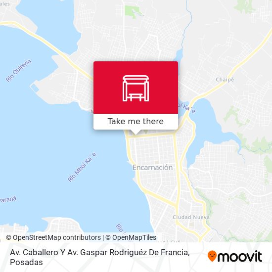 Av. Caballero Y Av. Gaspar Rodriguéz De Francia map