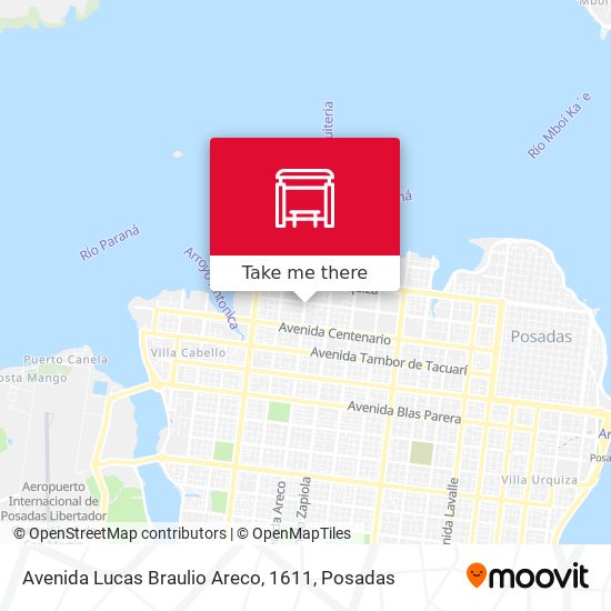 Avenida Lucas Braulio Areco, 1611 map