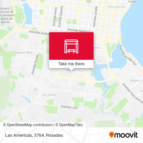 Las Americas, 3764 map