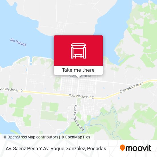 Av. Sáenz Peña Y Av. Roque González map