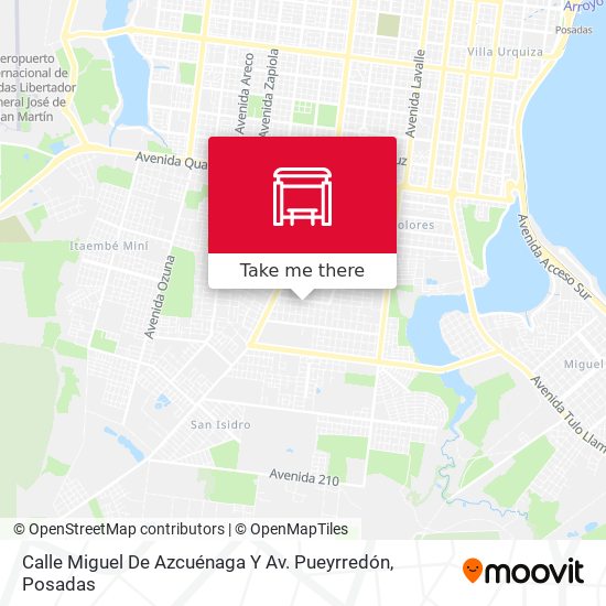 Calle Miguel De Azcuénaga Y Av. Pueyrredón map