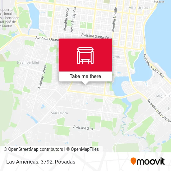 Las Americas, 3792 map