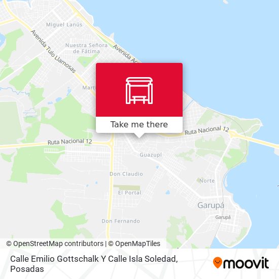 Mapa de Calle Emilio Gottschalk Y Calle Isla Soledad