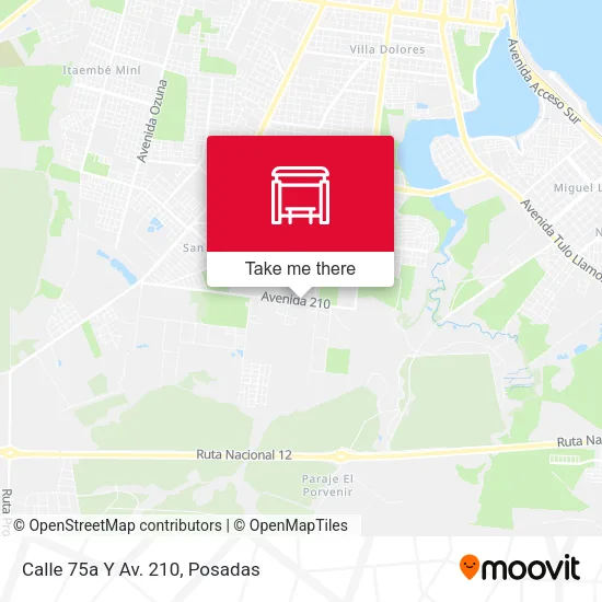 Calle 75a Y Av. 210 map