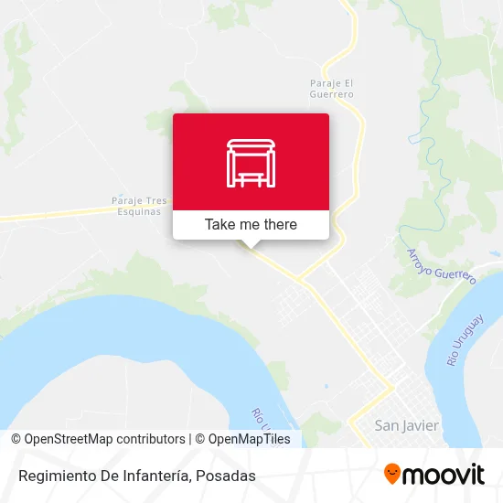 Regimiento De Infantería map