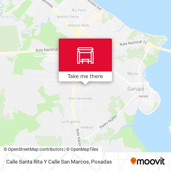 Calle Santa Rita Y Calle San Marcos map
