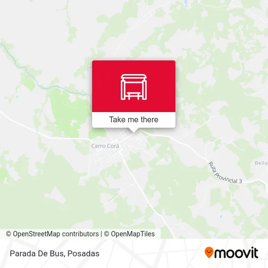Mapa de Parada De Bus