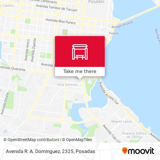 Mapa de Avenida R. A. Domínguez, 2325