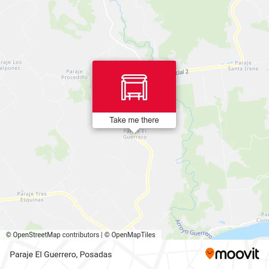 Paraje El Guerrero map