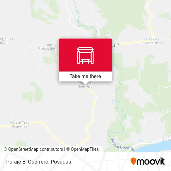 Paraje El Guerrero map