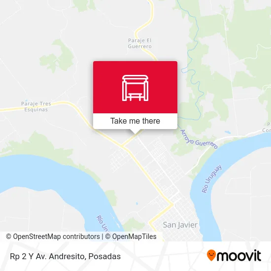 Mapa de Rp 2 Y Av. Andresito