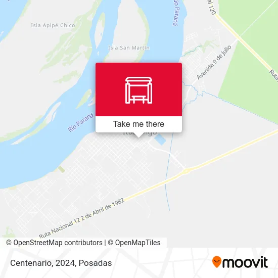 Centenario, 2024 map