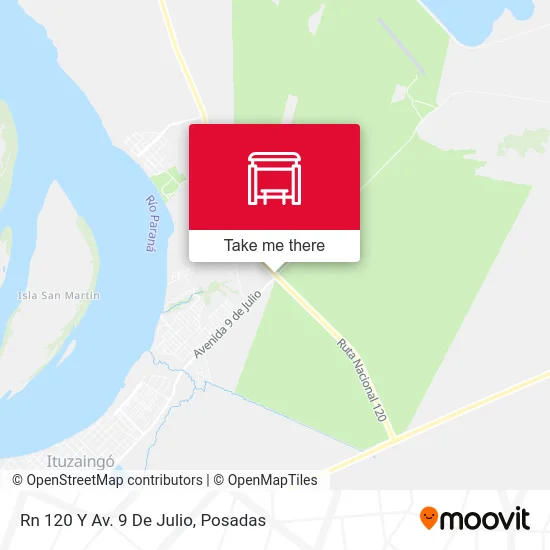 Rn 120 Y Av. 9 De Julio map