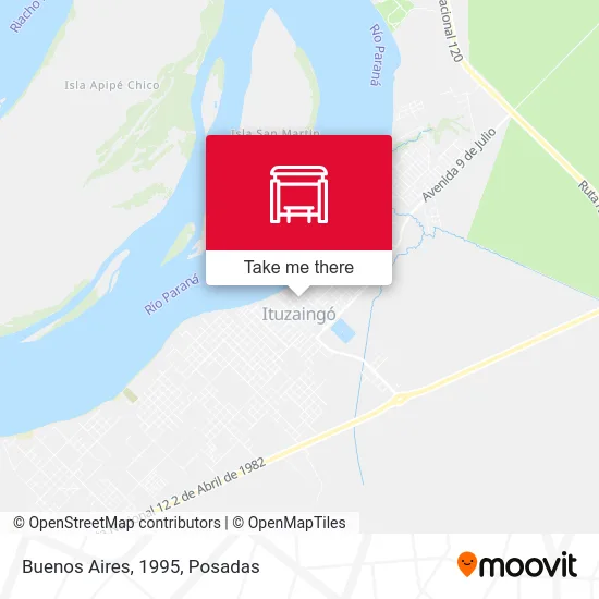 Buenos Aires, 1995 map