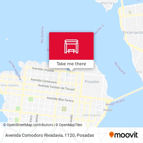 Avenida Comodoro Rivadavia, 1120 map