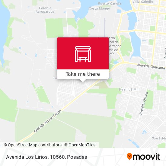 Avenida Los Lirios, 10560 map