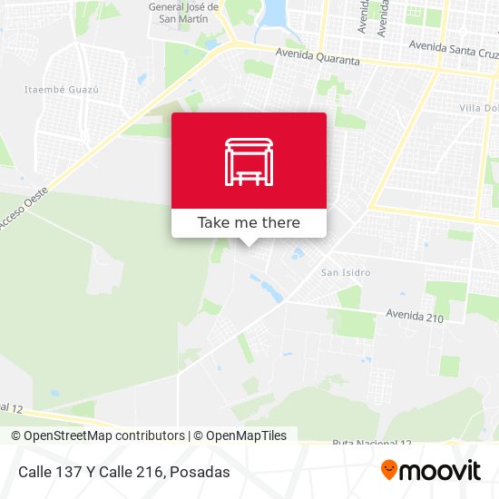 Mapa de Calle 137 Y Calle 216