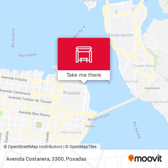 Mapa de Avenida Costanera, 3300