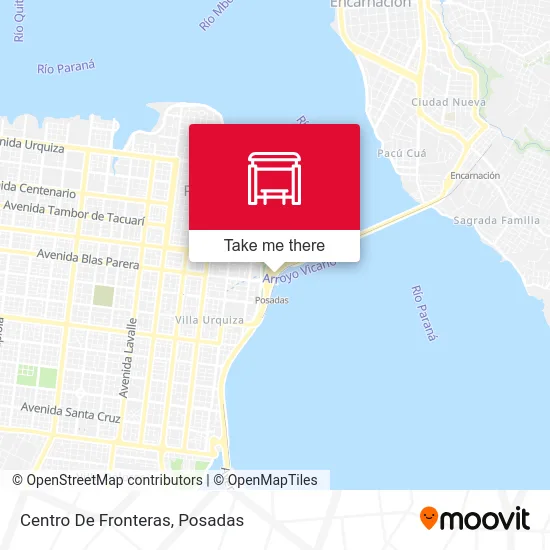 Centro De Fronteras map