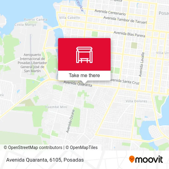 Avenida Quaranta, 6105 map