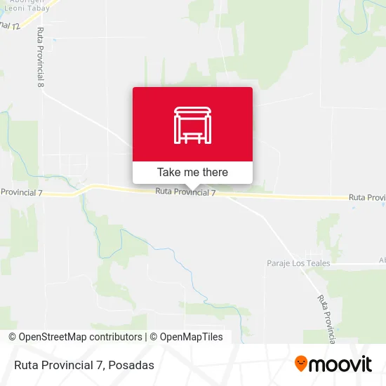 Mapa de Ruta Provincial 7