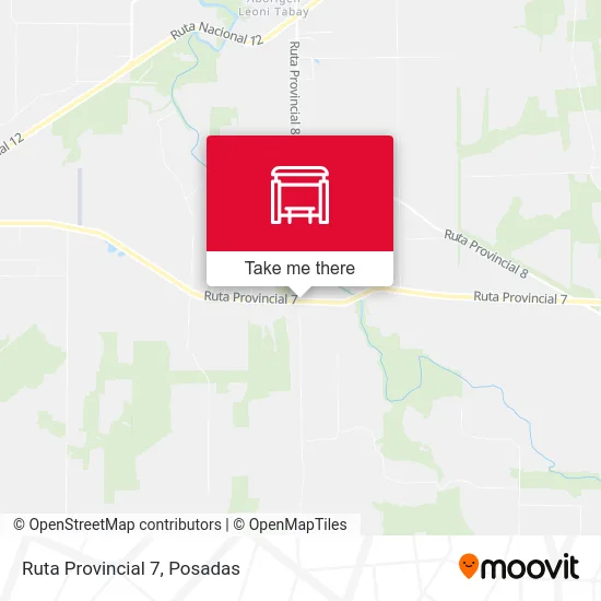 Mapa de Ruta Provincial 7